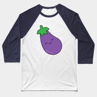 Eggplant Baseball T-Shirt